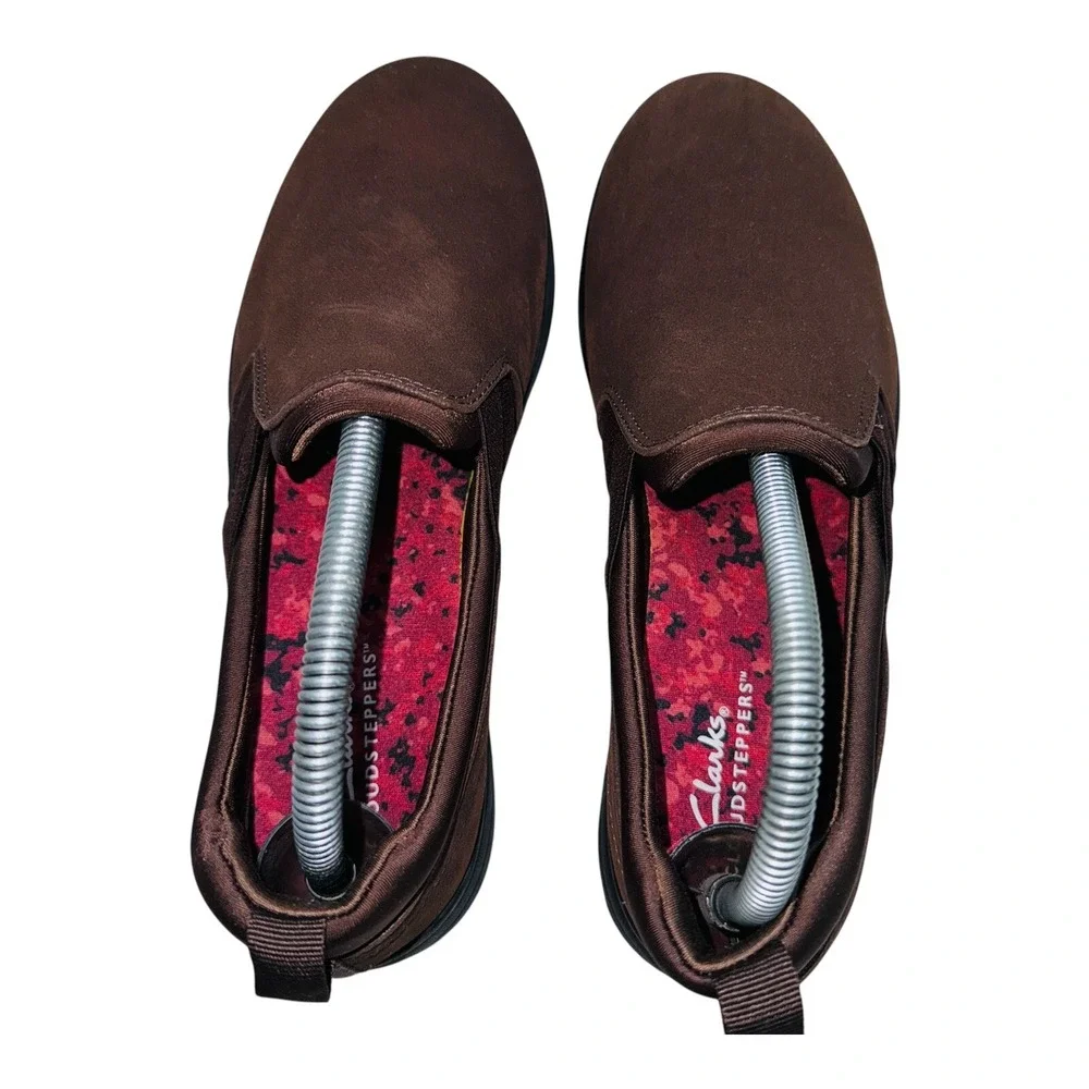 Clarks Cloudsteppers Breeze Bali Women's Size 8 Shoes Brown Slip On Sneakers